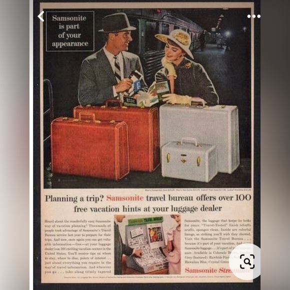 Samsonite | Vintage 1950’s |made in America |Luggage - Picture 1 of 12